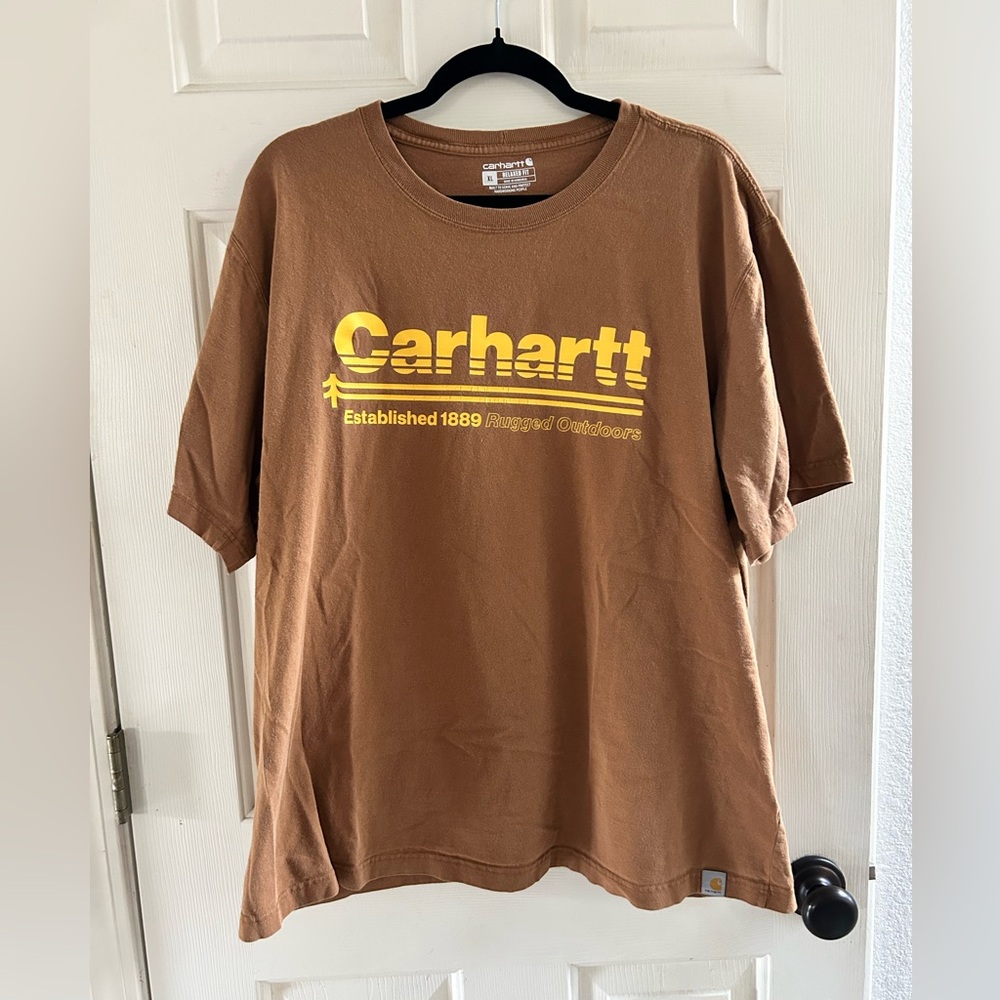 Carhartt Brown Relaxed Fit T-Shirt
